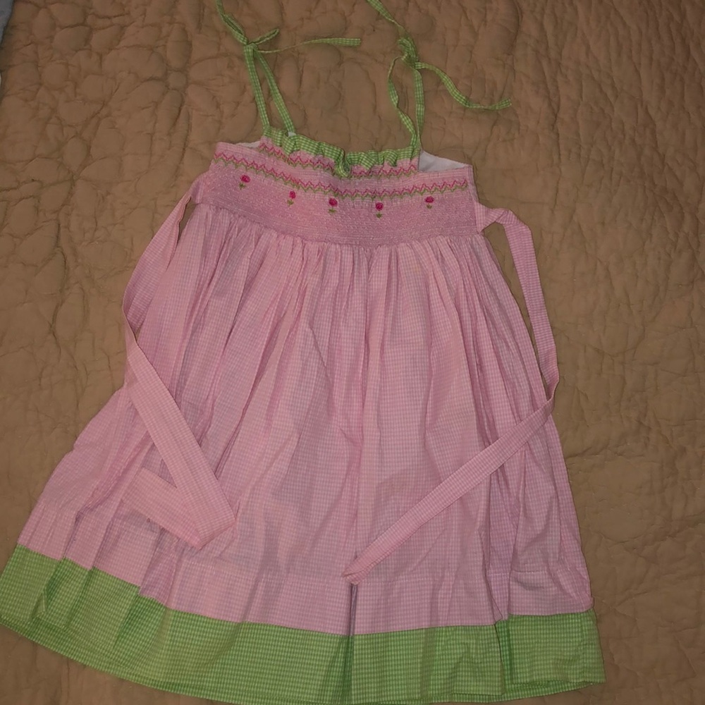 Sweet smocked sun dress